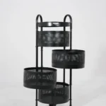 Rolling Utility Cart 4 Tier – Round
