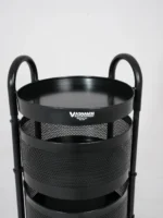 Rolling Utility Cart 4 Tier – Round - Image 3