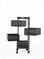 Rolling Utility Cart 4 Tier – Square