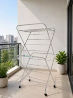 Cloth Drying Stand 15 Rod (Available in wheels also) - Image 4